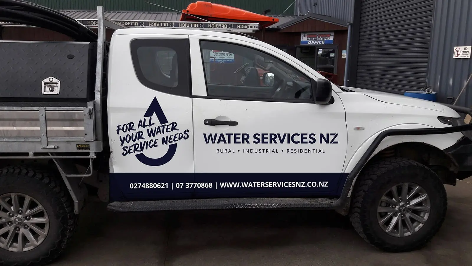 Water Services NZ truck